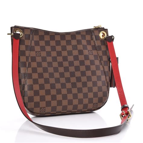 lv besace zippée|LOUIS VUITTON Damier Ebene South Bank Besace.